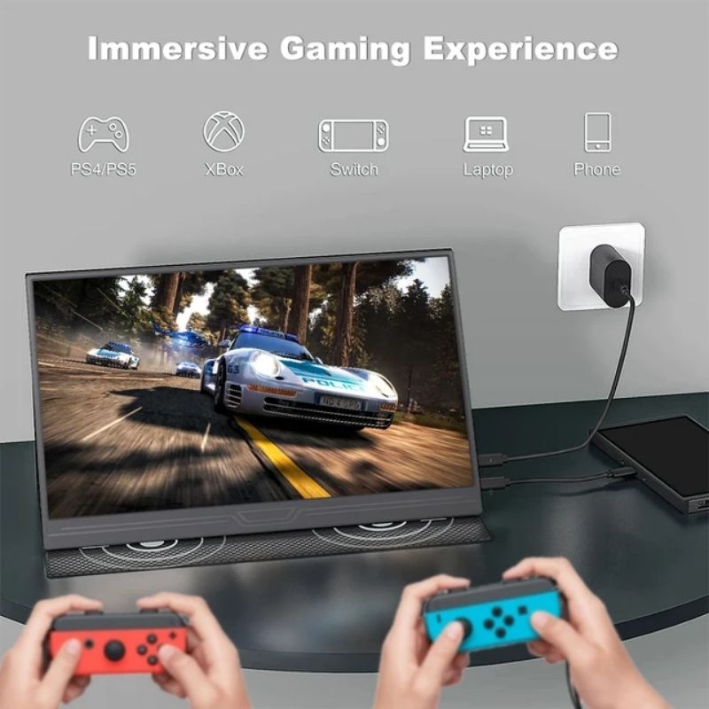 Màn hình di động 15.6 INCH FULLHD IPS tặng bao da cao cấp kết nối điện thoại laptop máy game | BigBuy360 - bigbuy360.vn