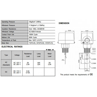 Công Tắc Dòng Chảy HFS-20