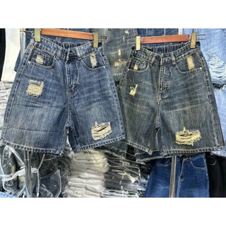 Quần Ngố Jeans Nữ Lưng Thun Sau Cao Cấp Chất Vải Form VNXK QJ0236
