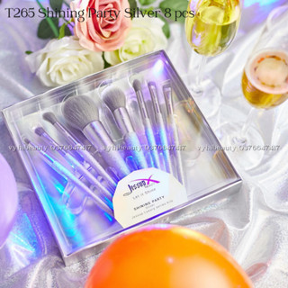 Set cọ Jessup T265 Shining Party Silver 8 cây