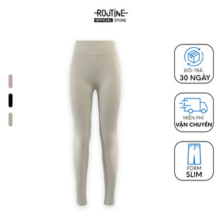 Quần Legging Nữ Thể Thao Dài Ôm Co Giãn Trơn Form Slim - Routine 10S24LGAW002