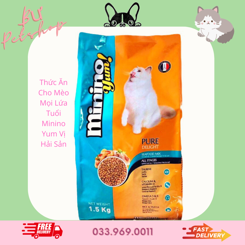 THỨC ĂN CHO MÈO MININO/MININO YUM - 1KG5