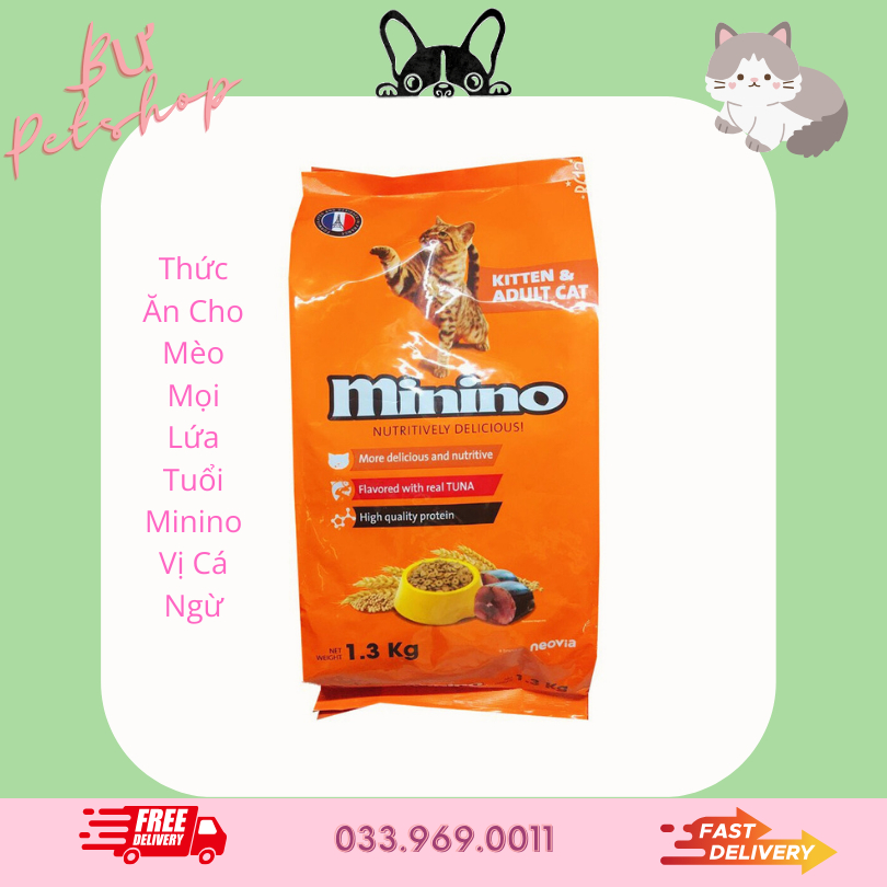 THỨC ĂN CHO MÈO MININO/MININO YUM - 1KG5