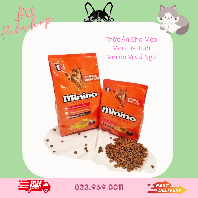 THỨC ĂN CHO MÈO MININO/MININO YUM - 1KG5