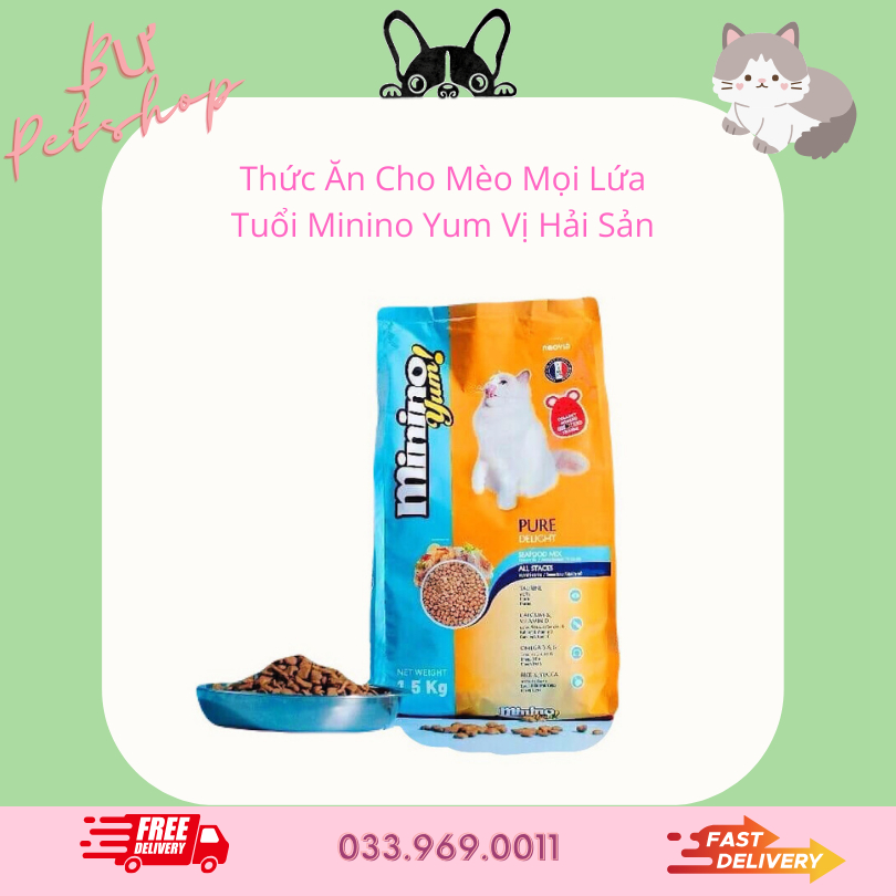THỨC ĂN CHO MÈO MININO/MININO YUM - 1KG5