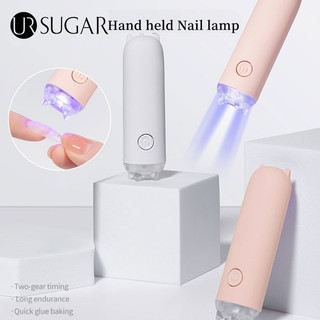 UR SUGAR Đèn Hơ Móng Mini Cầm Tay UV LED Nhanh Khô Kèm Sạc USB, Máy Hơ Gel Mini Cầm Tay