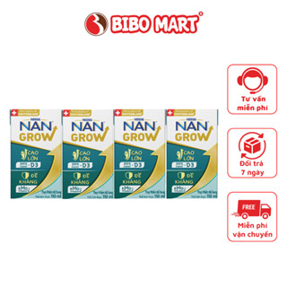 Sữa Pha Sẵn Nan Grow Sữa Nước Dinh Dưỡng Nestlé Bổ Sung Canxi Vitamin D3 Tăng Chiều Cao Cho Bé Trên 12 Tháng - Bibo Mart