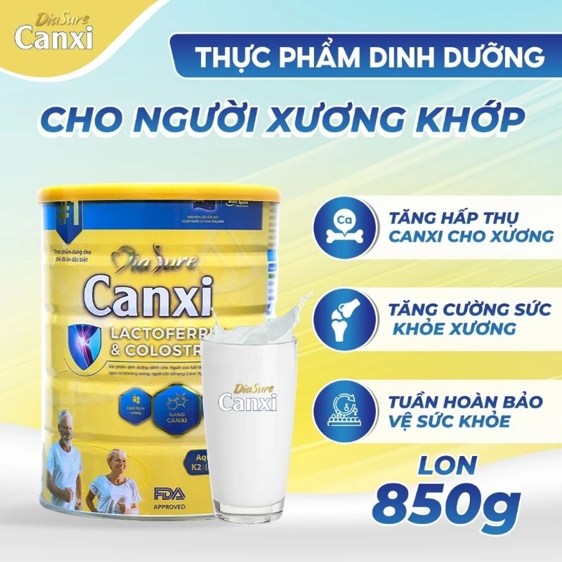 Sữa bột DIASURE CANXI (850g)