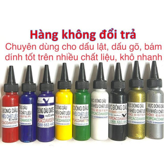 Mực đóng dấu date trên mọi chất liệu lọ 60 ml-gốc este hương chuốihàng không đổi trả hãy xem k