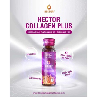 Combo 20 chai  10 Nước Nấm Đông Trùng Hạ Thảo Hector Collagen Plus + 10