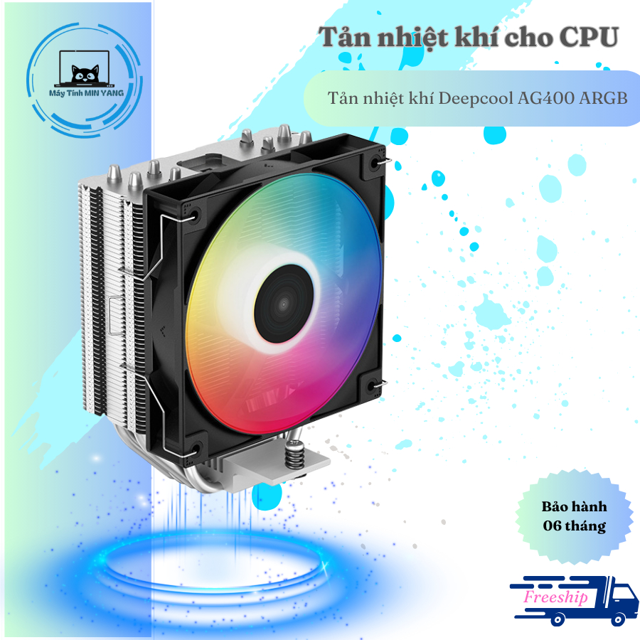 Tản nhiệt khí CPU Deepcool AG400 ARGB Sync main