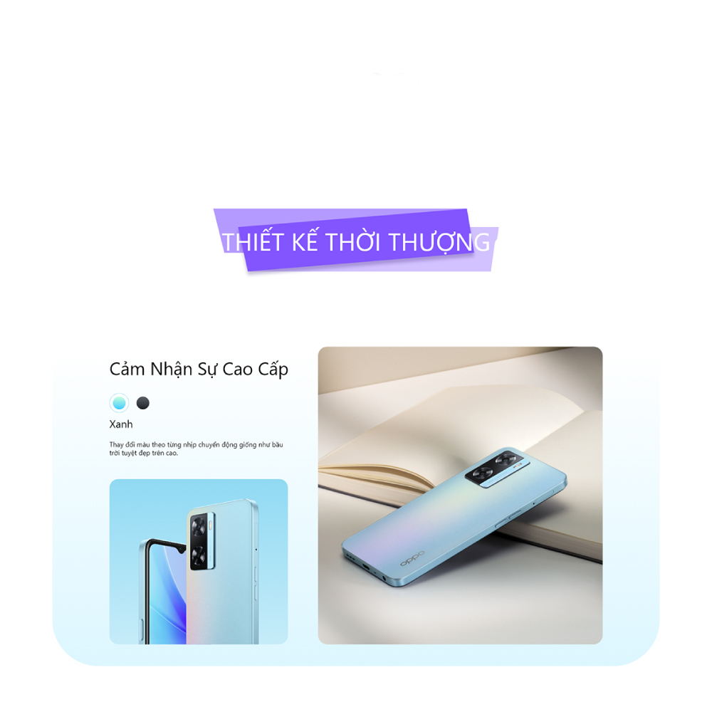 Điện thoại thông minh OPPO A77 5G | RAM 8GB + ROM 128GB l Sạc nhanh SuperVOOC 33W l Pin 5000mAh | BigBuy360 - bigbuy360.vn