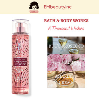 Xịt thơm toàn thân bath & body works - a thousand wishes