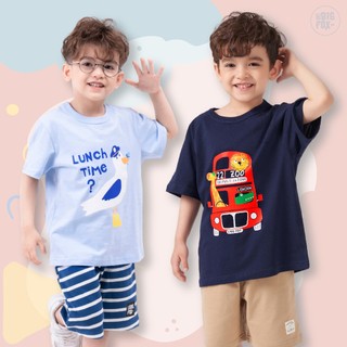 Áo phông bé trai  size đại, áo cộc tay cho bé chất cotton từ 3 - 8 tuổi 10 – 26 kg QATE 10