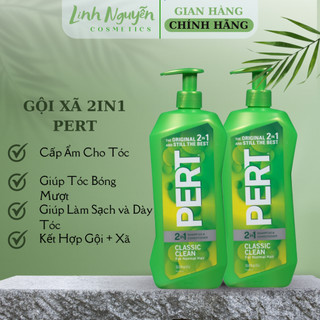 Dầu Gội Xả PERT Classic Clean 2 in 1 Chai 1 lít của Mỹ