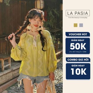 Áo Sơ Mi Nữ Cotton Đũi Mềm Mịn Mát LP50 Sơ Mi Dài Tay Dáng Rộng Xinh Xắn Thấm Hút Mồ Hôi Thời Trang Du Lịch