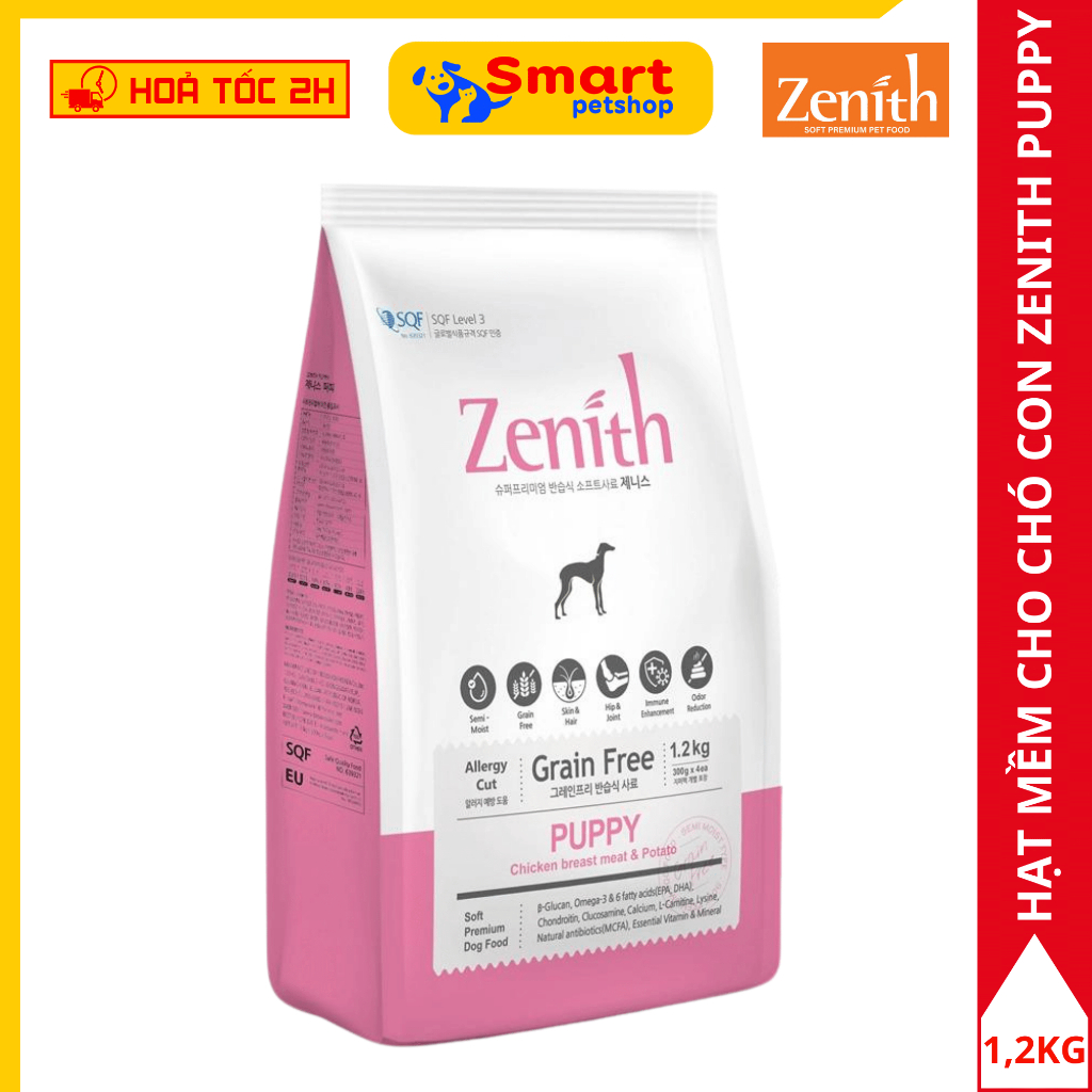 Thức Ăn Cho Chó Hạt Mềm Zenith 1.2kg