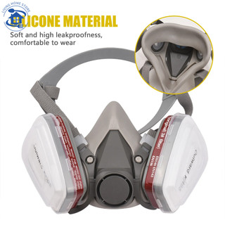 Trọn Bộ Mặt Nạ Bộ mặt nạ phòng độc 6200 và phun thuốc sâu, Mặt nạ khí đồ trang trí