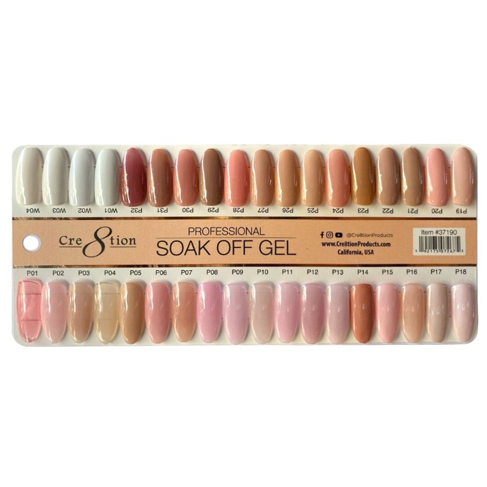 Sơn gel French  tone màu nhẹ nhàng của hãng Cre8tion 15ml