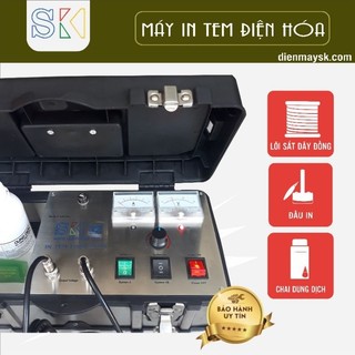 Máy in tem kim loại điện hóa