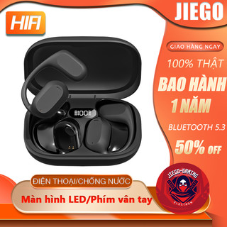 JIEGO M60 Tai nghe Bluetooth giảm tiếng ồn Hiển thị năng lượng LED Tai nghe treo tai HD Talk