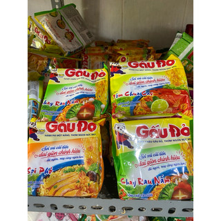 Combo 5 gói mì gấu đỏ, combo 10 gói mì gấu đỏ, combo 15 gói mì gấu đỏ