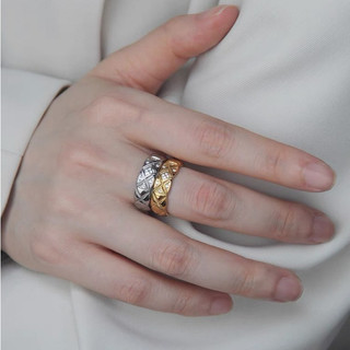 Nhẫn cặp đôi LAMY Coco Crush Ring Silver Ring 8274