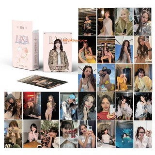Tổng hợp mẫu bộ 55 card lisa blackpink lomo lisa 2024