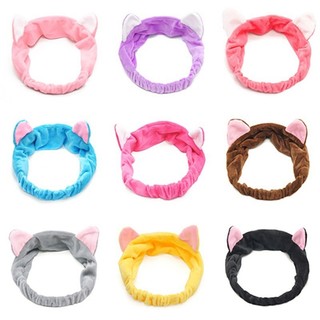 ( XẢ KHO ) Băng đô bờm turban tai mèo rửa mặt siêu gọn