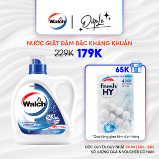  Chai nước giặt kháng khuẩn, khử mùi Walch 3L