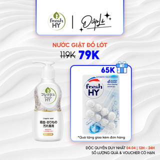  Nước giặt đồ lót fresh HY (150ml/ Chai)