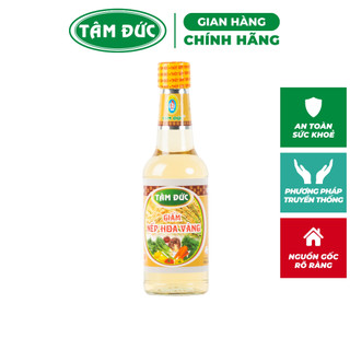 Tâm đức - giấm nếp hoa vàng dùng pha nước chấm, món trộn chai 300ml / 500ml