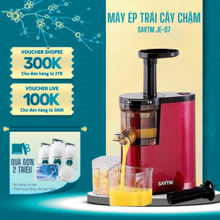 Máy ép chậm savtm je-07 ép kiệt bã - hàng nội đại nhật chính hãng