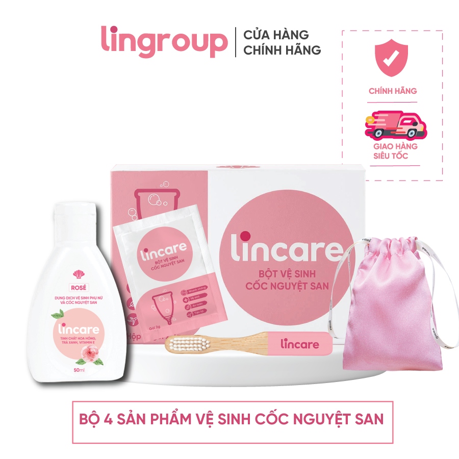 Bộ Toàn diện Lincare vệ sinh cốc nguyệt san (4 sản phẩm)