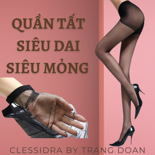 Quần tất siêu dai siêu mỏng - đen trong