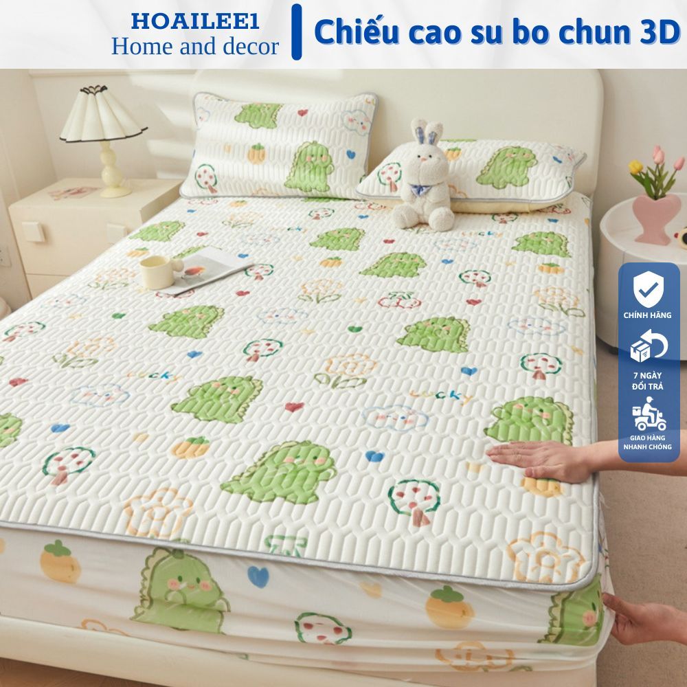 Chiếu cao su non bo chun chiếu điều hòa CHIẾU ĐIỀU HÒA TENCEL LATEX cao cấp đủ kích thước m6 m8 2m k