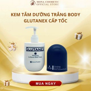 Sữa Tắm Dưỡng Trắng Body Glutanex 300ml - Kem Tắm Kích Trắng Cấp Tốc, Chống Nhăn Da Body, Dưỡng Ẩm, Sáng Mịn