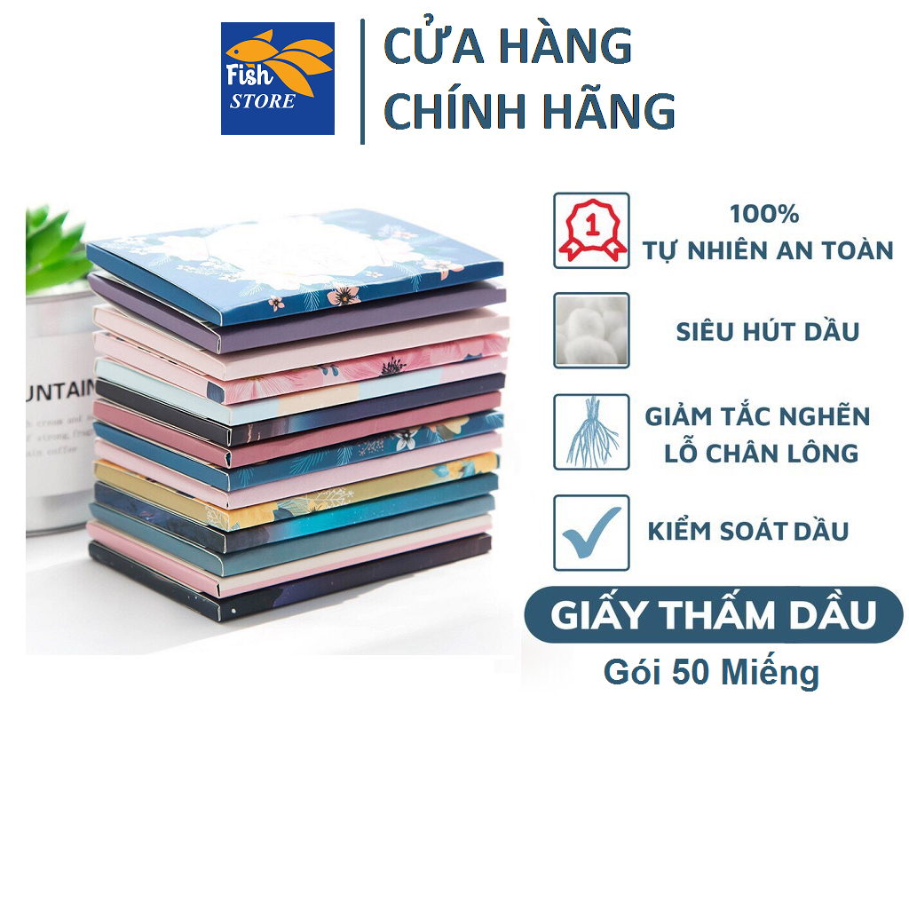 Giấy thấm dầu gói 50 tờ