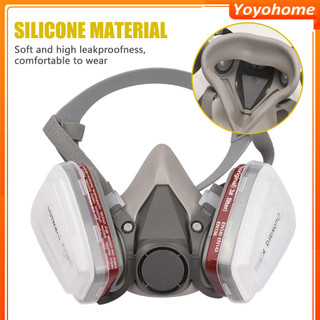 6200 mặt nạ phòng độc phun sơn trang trí mặt nạ đánh bóng chống bụi đánh bóng mặt nạ hóa chất