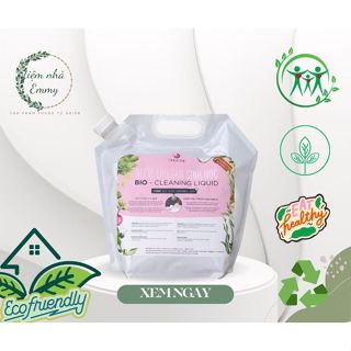 [túi 4,9 lít có hỏa tốc HCM] Nước lau sàn sinh học One4one hương Quế làm sạch tẩy rửa giặt giũ chăm sóc gđ gốc thực vật