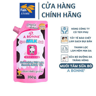 (Có Bán Sỉ) Muối tắm sữa bò tẩy da chết A Bonne Spa Milk Salt 350g Thái Lan