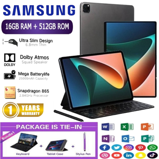 Máy Tính Bảng 5G Samsung Galaxy TAB S Máy tính bảng 10 inch 16GB + 512GB Máy tính bảng học tập cho máy tính b