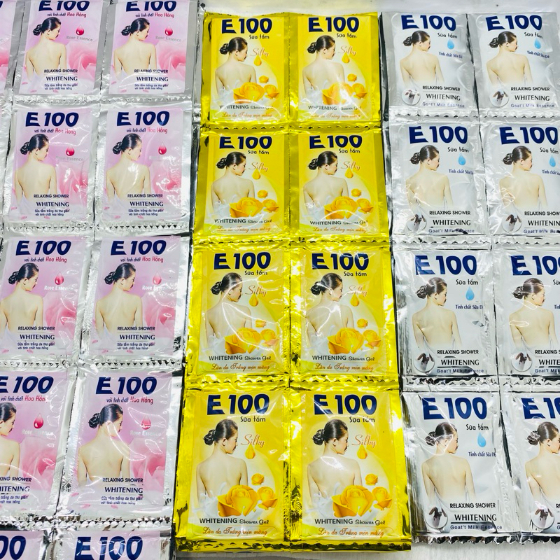 Dây 12 gói sữa tắm E100