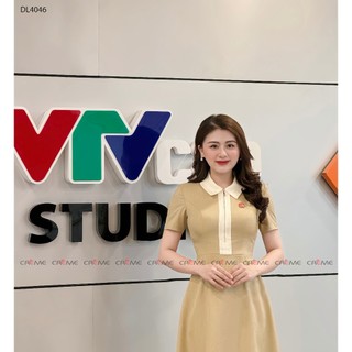 Đầm liền công sở cao cấp dl4046, thiết kế hãng creme & m.a.i