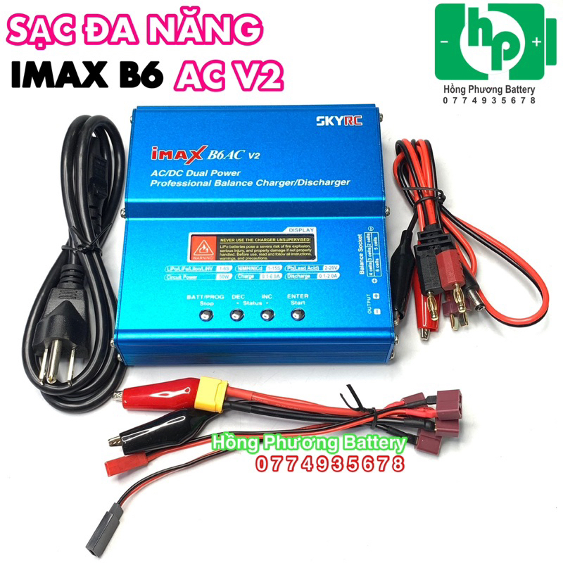 Sạc iMax B6 AC V2 Chính Hãng Sky RC (HongPhuong)
