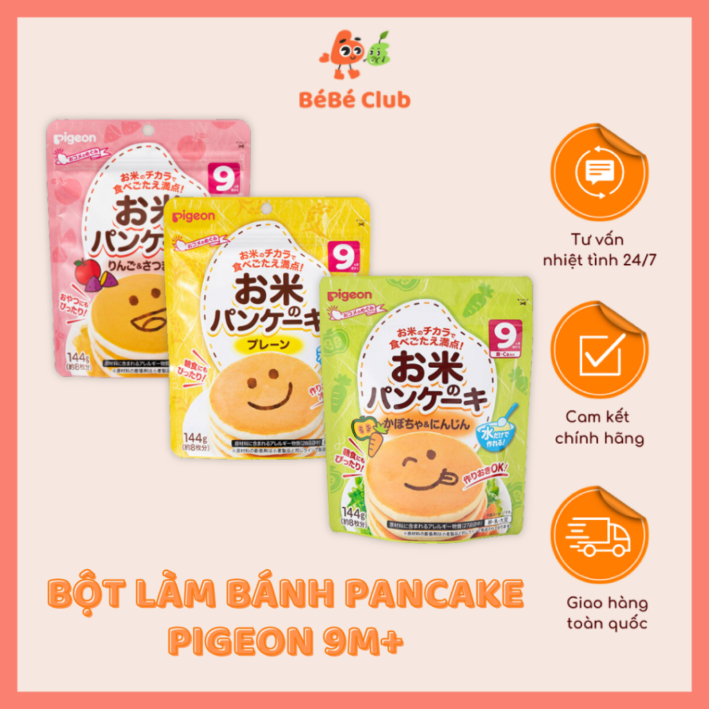 Bột Làm Bánh Pancake Pigeon 9M+