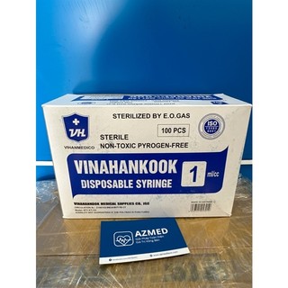 Bơm tiêm dùng 1 lần Vinahankook 1ml/cc