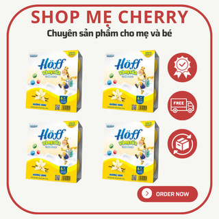 Váng sữa Hoff, Sữa chua Hoff vỉ 4 hộp 55gr nhiều vị