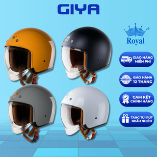 Nón 3/4 Royal có kính âm M139 chính hãng nhiều size dành cho nam nữ đi xe máy