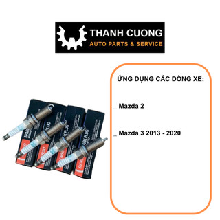 Bugi Đánh Lửa Xe Mazda 2, Mazda3 đời 2012-2020...Hàng Denso Chân Bạch Kim Iridium Loại Xịn ( Mã: SC20HR11)